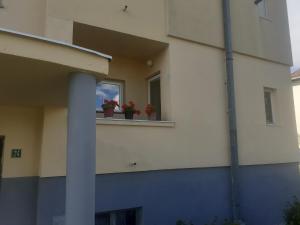 Balkón nebo terasa v ubytování Lep apartman TARA -Kremna