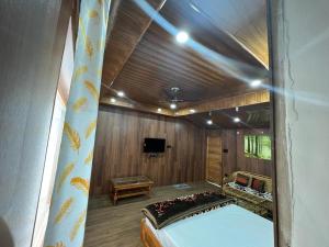 TV a/nebo společenská místnost v ubytování Ramneek Homestay
