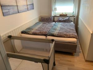 Postel nebo postele na pokoji v ubytování Ferienwohnung Engelke