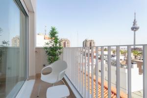 Balkon lub taras w obiekcie Uma Suites O'Donnell