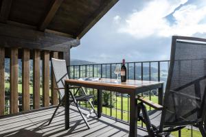 Balkón nebo terasa v ubytování Appartements Panorama
