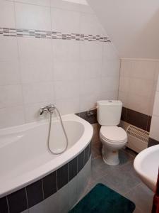 Kúpeľňa v ubytovaní Wellness Penzion Eva