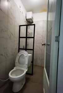 TepusにあるCasa Alstoniaのバスルーム(トイレ、ウォークインシャワー付)