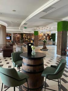 A seating area at Thermal Hotel Visegrád