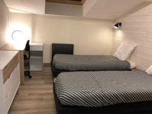 Posteľ alebo postele v izbe v ubytovaní Superbe LOFT centre-ville Montluçon