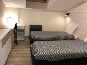 Postel nebo postele na pokoji v ubytování Superbe LOFT centre-ville Montluçon