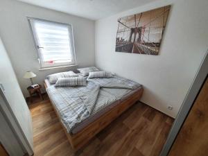 Postel nebo postele na pokoji v ubytování Ferienwohnung Schenk