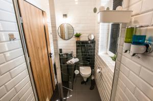 Kúpeľňa v ubytovaní Dworcowa Centrum Apartament