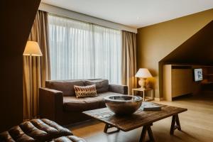 Posezení v ubytování Auberge du Pêcheur