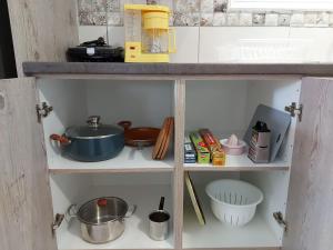 Kuchyňa alebo kuchynka v ubytovaní Vintage Beach House