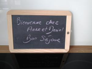 a chalkboard with a sign for a dance for everyone at LA SALAMANDRE in Blois