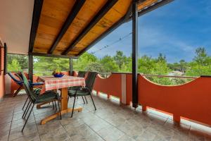 Balkon lub taras w obiekcie APARTMANI ZLATA