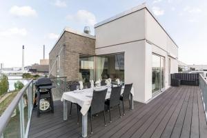 Balkón nebo terasa v ubytování Penthouse with amazing views of Copenhagen!MH74