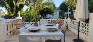 Zahrada ubytování Casa eucalyptus moraira