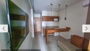 Kuchyň nebo kuchyňský kout v ubytování Apt RESORT SALINAS PREMIUM