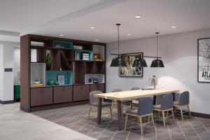 Cucina o angolo cottura di Holiday Inn - Piscataway - Somerset by IHG