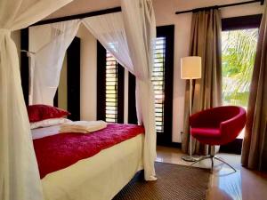 Postel nebo postele na pokoji v ubytování Mangueira Boutique Hotel Moreré