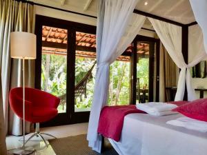 Postel nebo postele na pokoji v ubytování Mangueira Boutique Hotel Moreré