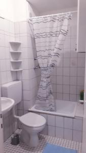 Bathroom sa Gäste Unterkunft