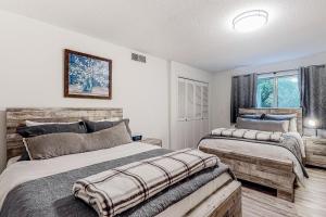 Ένα ή περισσότερα κρεβάτια σε δωμάτιο στο Lazy House