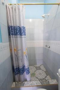 Koupelna v ubytování Hostal Alcazaba