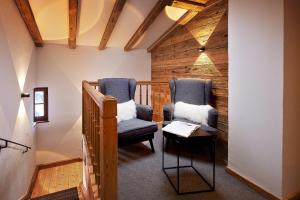 Posezení v ubytování Chalet Gletscherblick + 1 fotografie