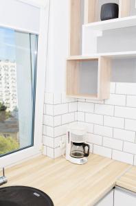 Kuchyňa alebo kuchynka v ubytovaní Apartament Nadmorski