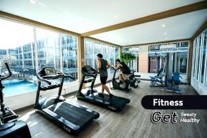 Fitness centrum a/nebo fitness zařízení v ubytování Luxury Pool Villa at Golden Sea Hua Hin