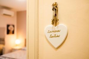 Postel nebo postele na pokoji v ubytování a CASA di CECY