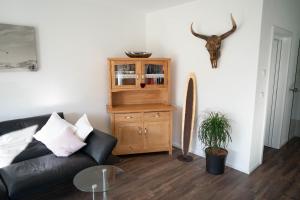 Posezení v ubytování Ferienwohnung Auszeit