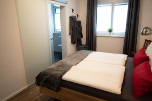 Postel nebo postele na pokoji v ubytování Ferienwohnung Auszeit