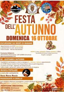 Ein Plakat für ein Festival des Herbsttums im Oktober in der Unterkunft Parco d'Arte AltArt in Rende