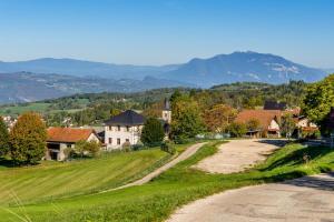 Un paisaje natural cerca de la villa