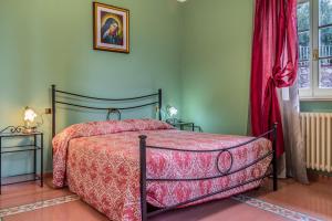 Posteľ alebo postele v izbe v ubytovaní On the slopes of Monte Malbe House