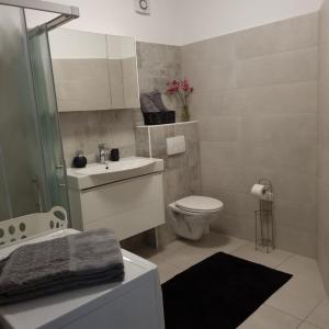 Łazienka w obiekcie Apartman Magnolija Umag