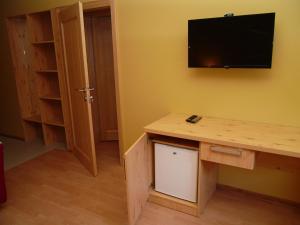 Televízia a/alebo spoločenská miestnosť v ubytovaní Apartments and Suites Kremnica