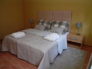 Posteľ alebo postele v izbe v ubytovaní Apartments and Suites Kremnica