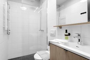 Koupelna v ubytování Hotel Vera