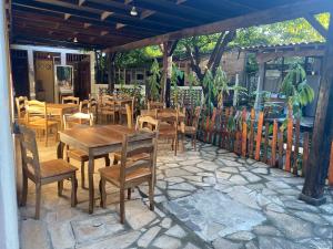 En restaurang eller annat matställe på Hostal Casa Abierta