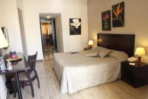 Letto o letti in una camera di Mozart Hotel
