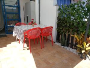 Patio nebo venkovní prostory v ubytování Bungalow Lella