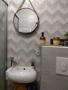 Kúpeľňa v ubytovaní Apartman 7th Heaven