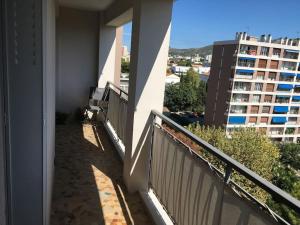 Balkon lub taras w obiekcie St Vélodrome 3 chambres parking 8 couchages neuf