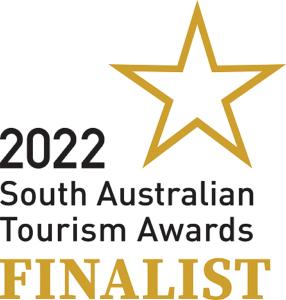 a star with the words south australian tourism awards at Adelaide Style Accommodation-Getaway in North Adelaide- close to city in Adelaide