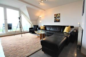 Ruang duduk di Residenz Dünenweg