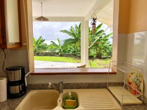 Κήπος έξω από το Studio Launa - 5 lotissenent Tolbiac 2 Route de la Regrettée 97114 Trois - Rivières