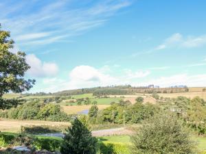 a view of the rolling hills and trees at Rockwood Cottage in Wexford