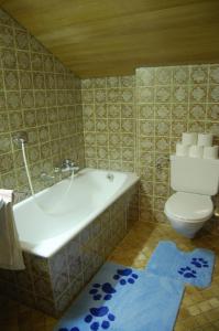 Koupelna v ubytování Haus Waldrast + 37 fotografií