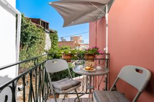 A balcony or terrace at Ileana -Marina studio 2
