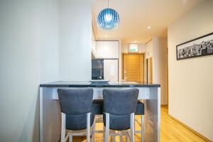 Cucina o angolo cottura di Apartman Oaza Kalman SPA-GYM
